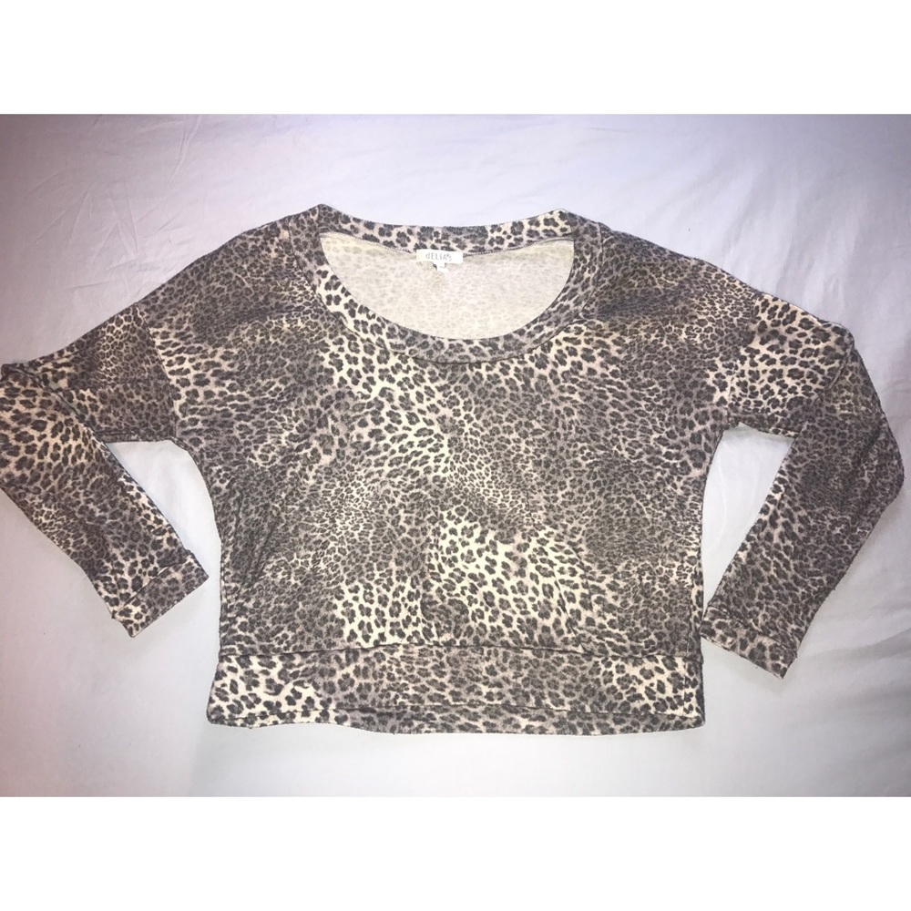Delia’s Cheetah print crop top